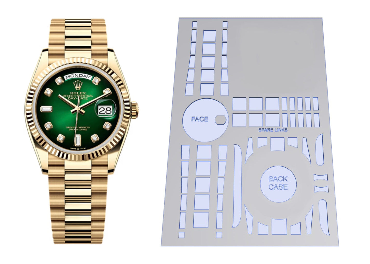 Rolex Day-date 36mm Ref: 128238