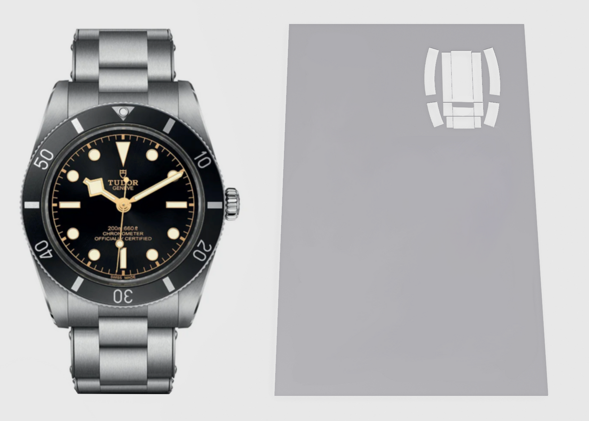 Tudor Black Bay 54 37mm M79000N 2X Clasp Protection Kit