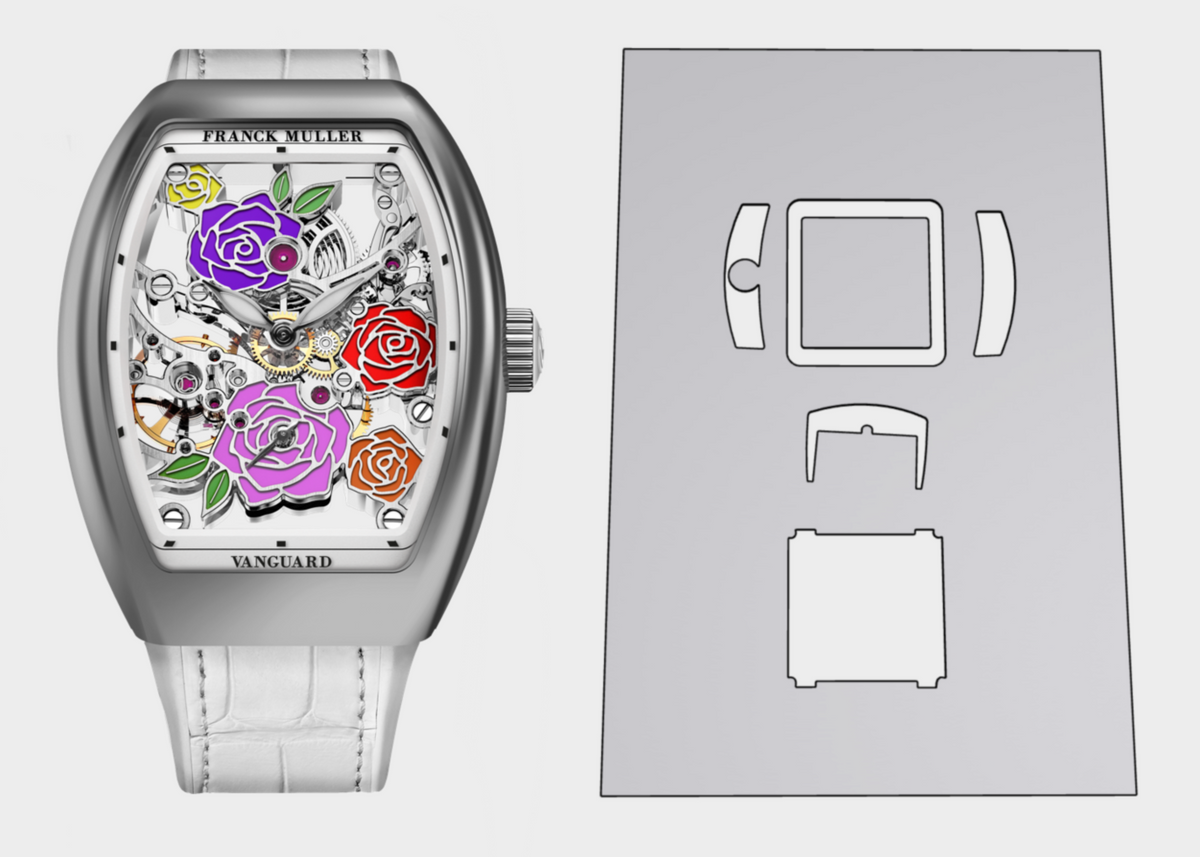Franck Muller Vanguard SQT Rose Watch Protection Kit