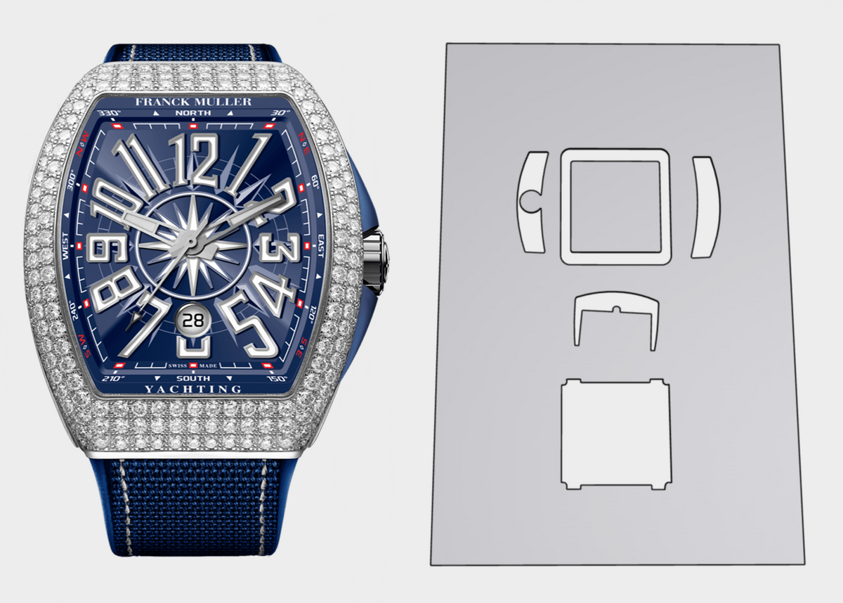 Franck Muller Vanguard Yachting 35 Diamond Watch Protection Kit